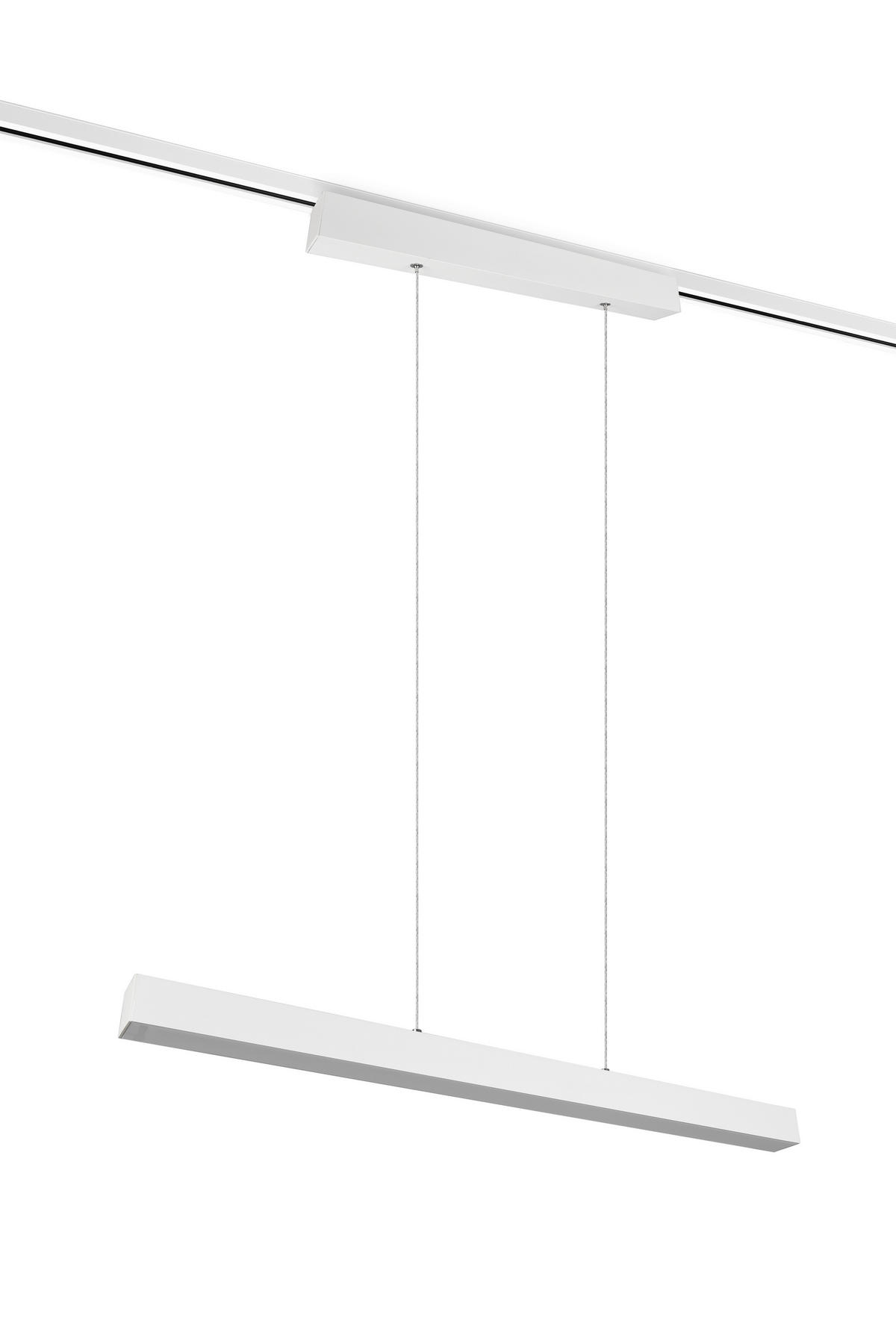 SCHIENENSYSTEM-HÄNGELEUCHTE - Weiß, Basics, Metall (90/180/5cm) - Trio Leuchten