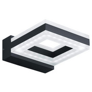 LED VENKOVNÍ SVÍTIDLO - bílá/tmavě šedá, Design, kov/umělá hmota (13/3,5/17,5cm)