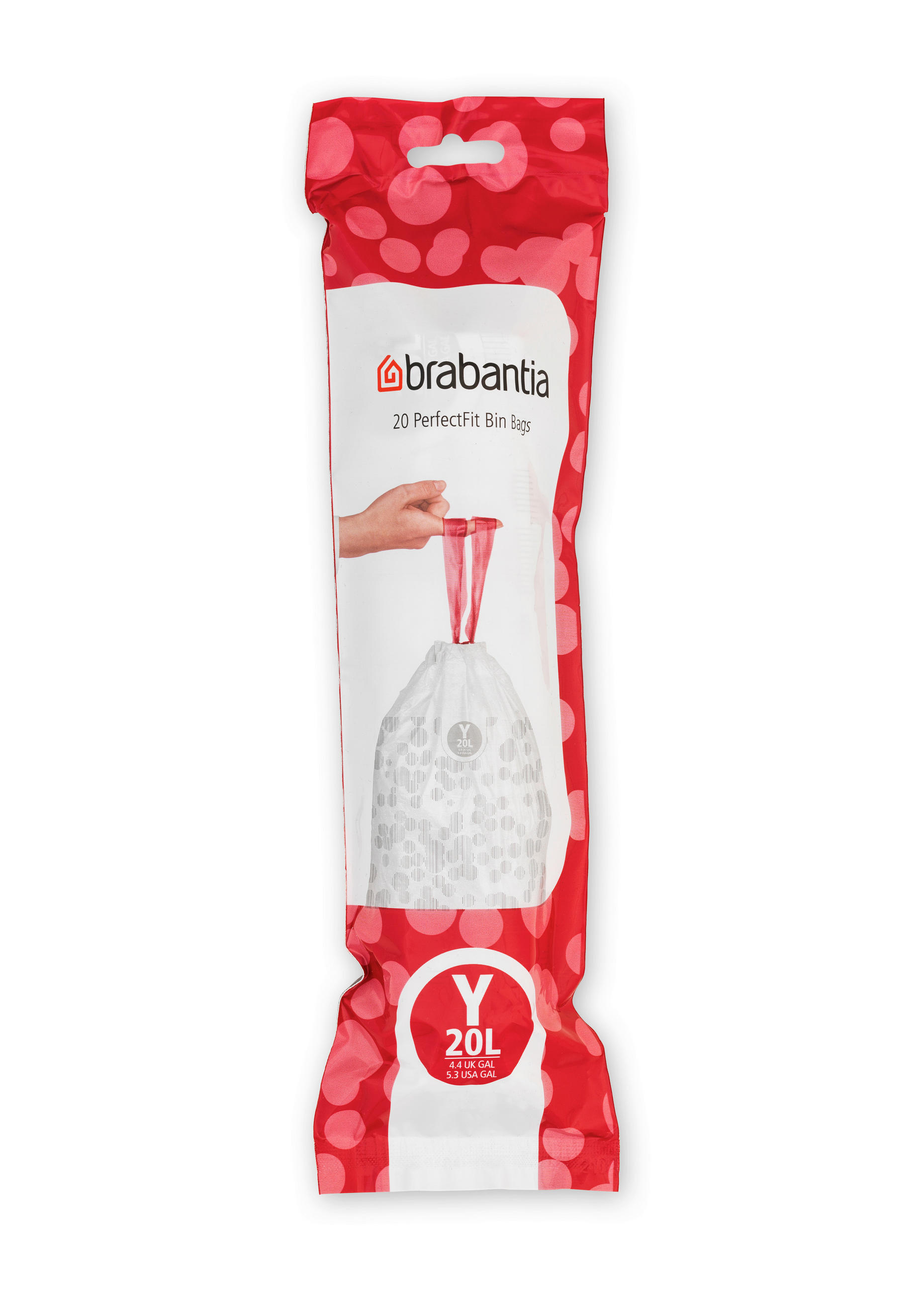SZEMETESZSÁK  - fehér, Basics, műanyag (20Ll) - Brabantia
