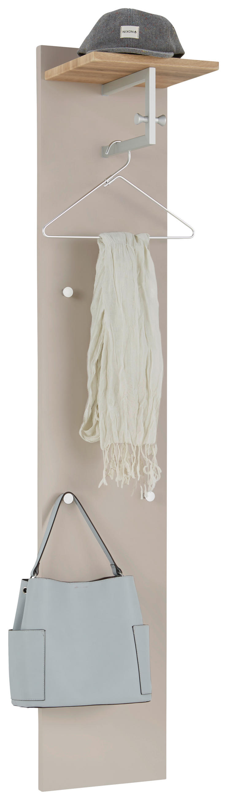 GARDEROBE 3-teilig  in 190/192/36 cm  - Sandfarben/Eichefarben, Design, Holz/Holzwerkstoff (190/192/36cm) - Dieter Knoll