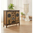 KOMMODE  in 110/100,5/35 cm  - Goldfarben/Multicolor, LIFESTYLE, Holz/Holzwerkstoff (110/100,5/35cm) - Landscape