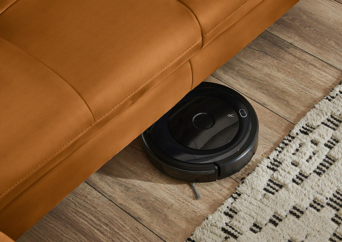 ECKSOFA in Flachgewebe Currygelb  - Currygelb/Schwarz, Konventionell, Textil/Metall (181/260cm) - Beldomo Speed