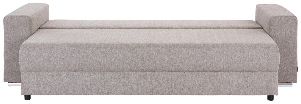 SCHLAFSOFA Flachgewebe Beige  - Beige, MODERN, Kunststoff/Textil (250/84/105cm) - MID.YOU