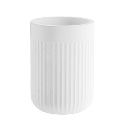 ZAHNPUTZBECHER Kunststoff  - Weiß, Basics, Kunststoff (5/11/5cm)