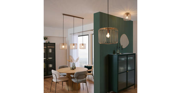 HÄNGELEUCHTE 110/25/120 cm - Sandfarben, KONVENTIONELL, Metall (110/25/120cm) - Novel