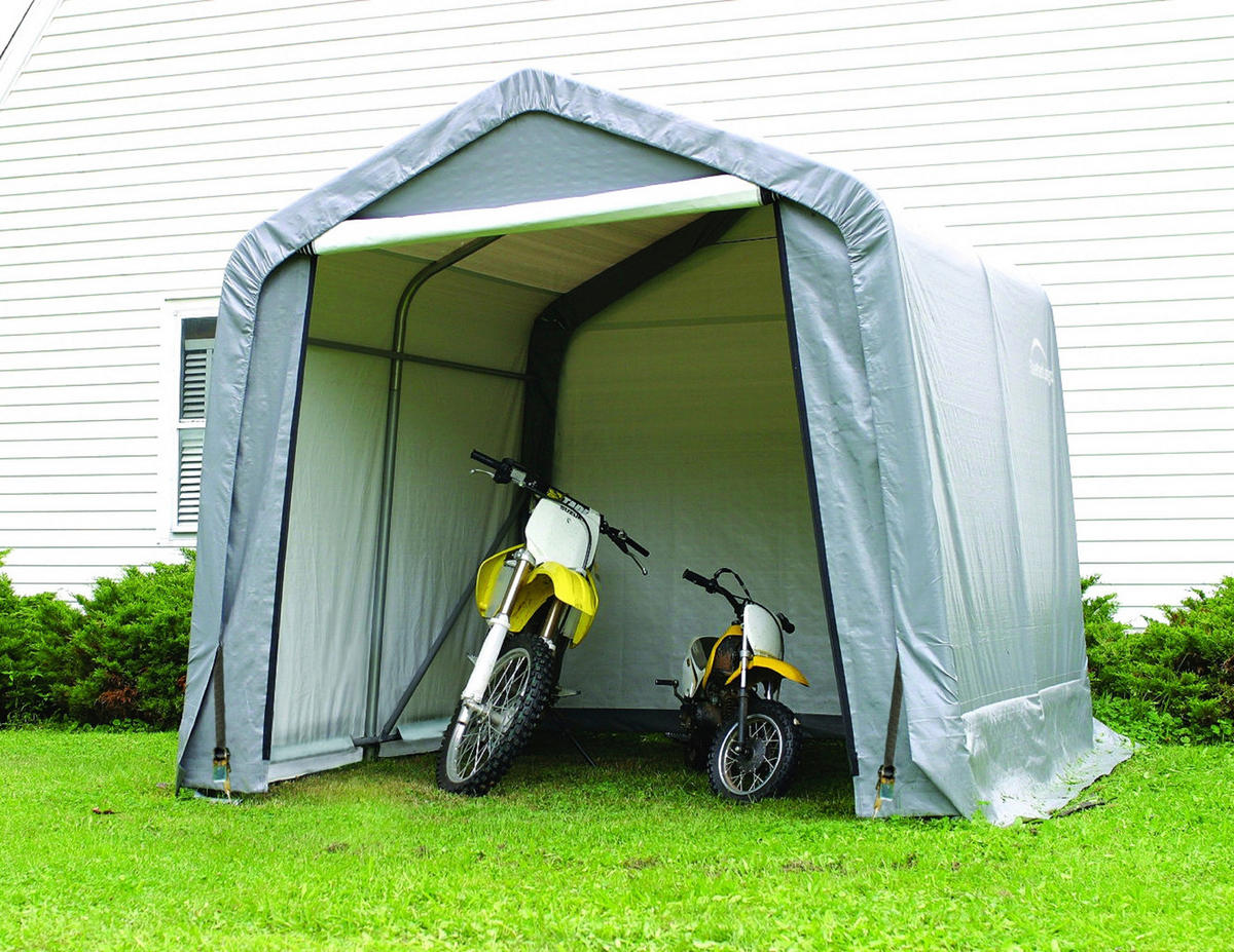 GERÄTEHAUS 240/240/240 cm  - Grau, Basics, Kunststoff (240/240/240cm) - Ambia Garden
