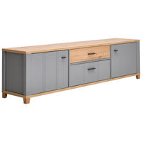 TV-SZEKRÉNY 217/59/48 cm  - grafitszürke/Artisan tölgy, Konventionell, műanyag/faalapú anyag (217/59/48cm) - Hom`in