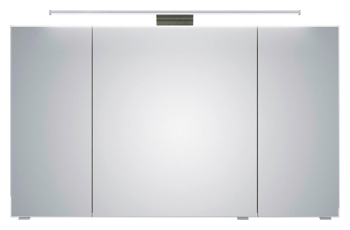 SPIEGELSCHRANK 120/70,3/17 cm  - Chromfarben/Eichefarben, KONVENTIONELL, Glas/Holzwerkstoff (120/70,3/17cm) - Pelipal