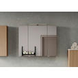SPIEGELSCHRANK 80/64/20 cm  - Eichefarben/Silberfarben, KONVENTIONELL, Glas/Holzwerkstoff (80/64/20cm) - Xora