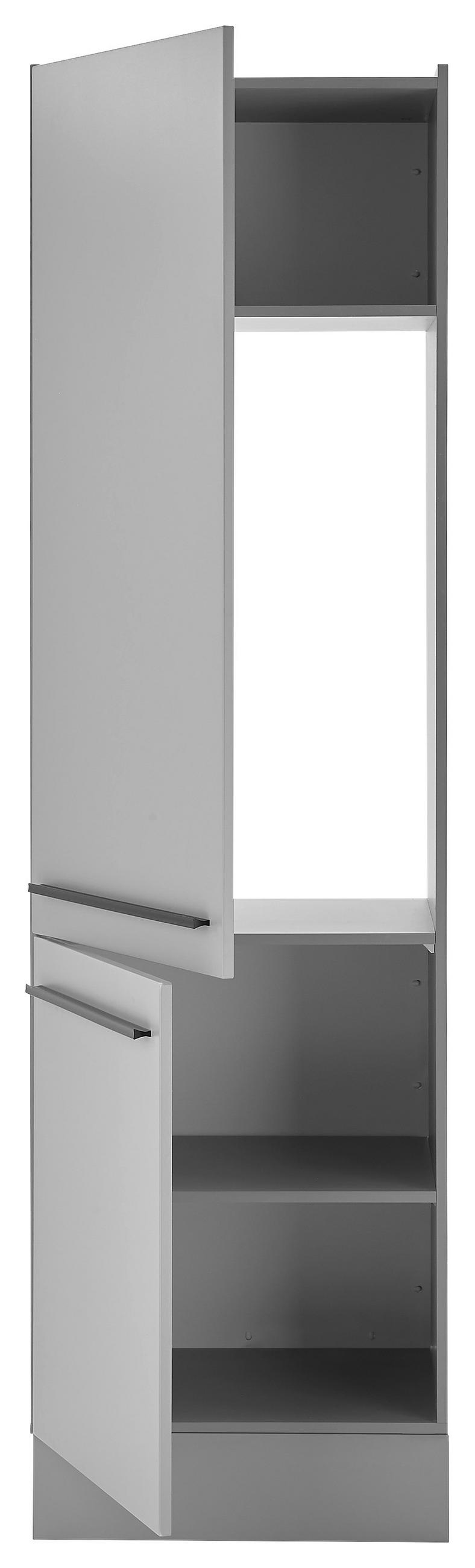 ELEMENT ZA UGRADBENE UREĐAJE    - siva/crna, Design, drvni materijal/plastika (60/211/57cm) - MID.YOU