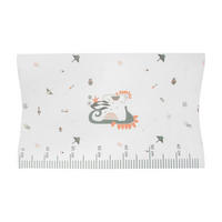 WICKELAUFLAGE - Dunkelgrün/Weiß, Basics, Kunststoff (72/44/9cm) - Bebe Jou