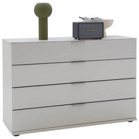 KOMMODE  in 121/82/42 cm  - Chromfarben/Champagner, Design, Glas/Holzwerkstoff (121/82/42cm) - Dieter Knoll