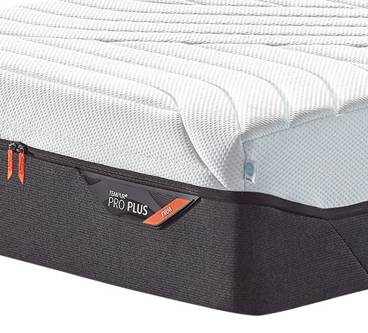 VISCOMATRATZE Pro Plus® Coolquilt 160/200 cm Höhe ca. 27 cm  - Anthrazit/Weiß, Basics, Textil (160/200cm) - Tempur