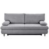 SCHLAFSOFA Chenille Dunkelgrau  - Dunkelgrau/Schwarz, KONVENTIONELL, Holz/Textil (212/97/105cm) - Carryhome