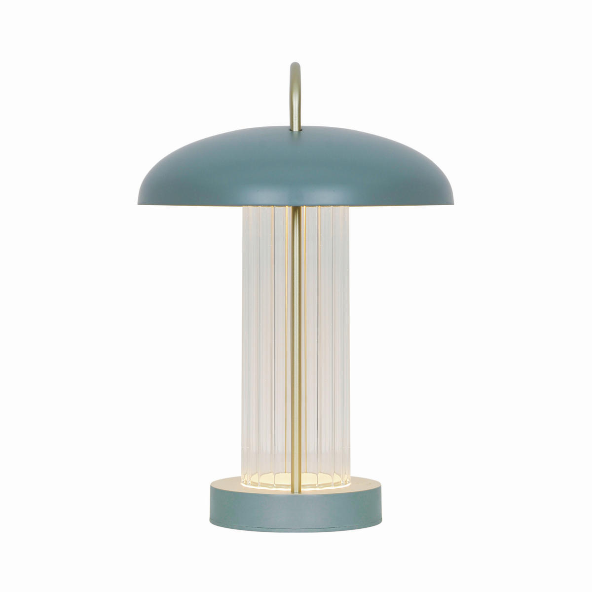 AKKU-TISCHLEUCHTE 20/29 cm   - Salbeigrün/Beige, Design, Kunststoff (20/29cm) - Nordlux