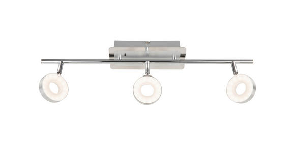 LED-STRAHLER 60,5/9/18,5 cm - Chromfarben/Alufarben, Trend, Metall (60,5/9/18,5cm) - Novel