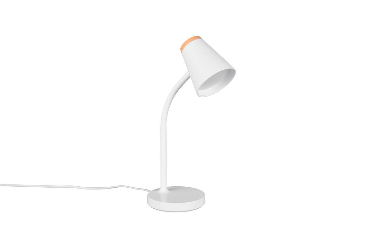 LED-TISCHLEUCHTE   - Braun/Weiß, Basics, Kunststoff (36/13/23cm)