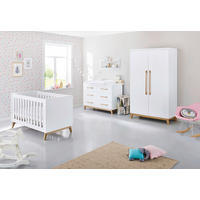 BABYZIMMER PINOLINO RIVA  - Eschefarben/Weiß, Design, Holzwerkstoff - Pinolino