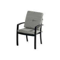 ZÁHRADNÉ KRESLO, kov - tmavosivá, Modern, kov (61/64/91cm) - Amatio