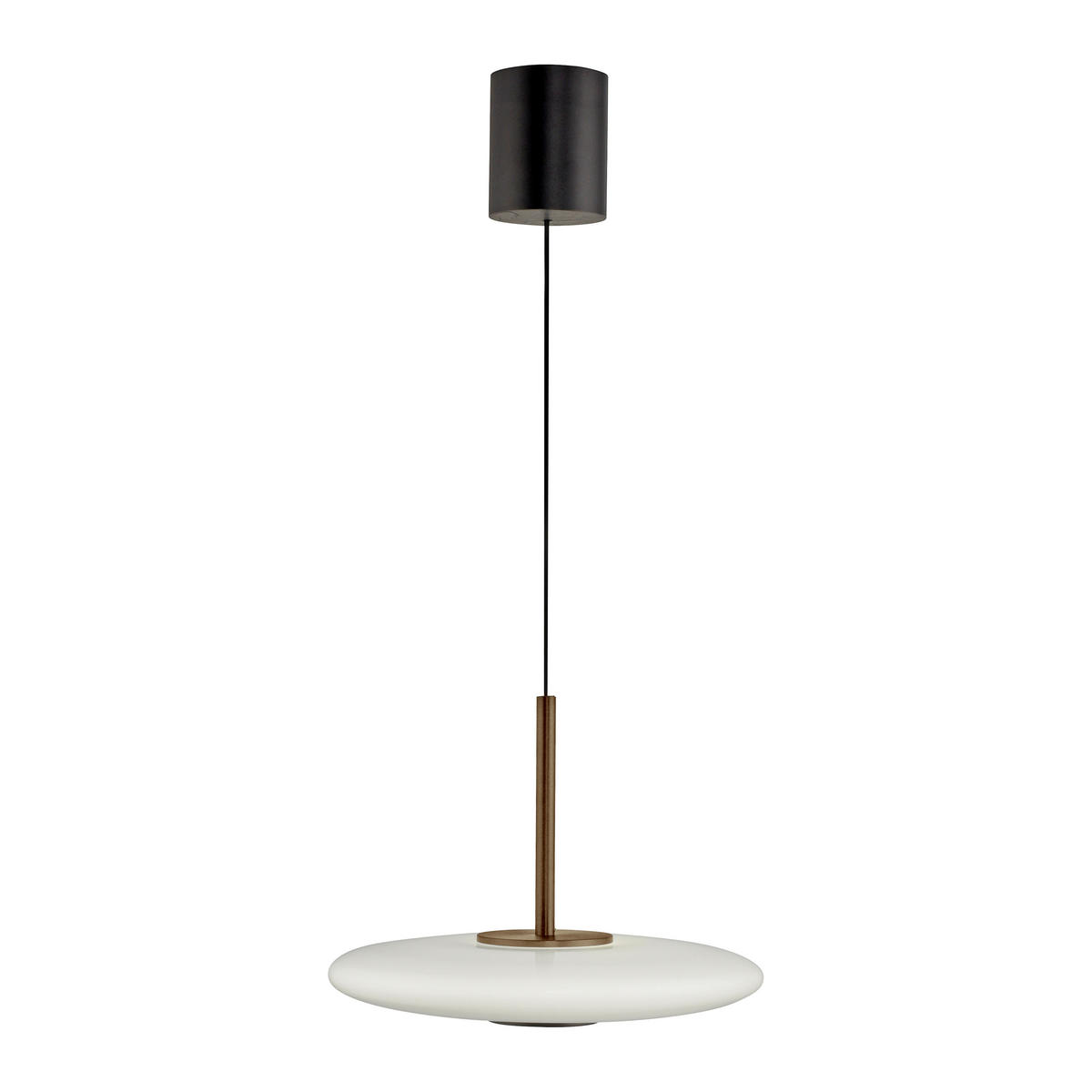 LED-HÄNGELEUCHTE 45/45/240 cm   - Braun, Design, Glas/Kunststoff (45/45/240cm) - Neuhaus PURE