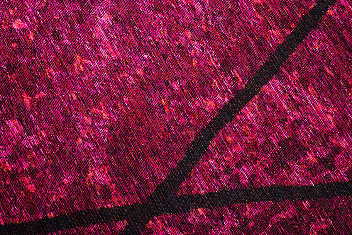 VINTAGE-TEPPICH 50/80 cm Fine Line Bordeaux  - Bordeaux, Design, Kunststoff/Textil (50/80cm) - Tom Tailor