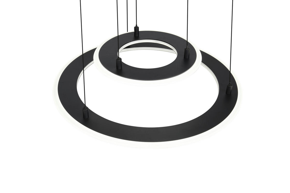 LED-HÄNGELEUCHTE 72,5/200 cm  - Schwarz, Design, Metall (72,5/200cm) - Trio Leuchten