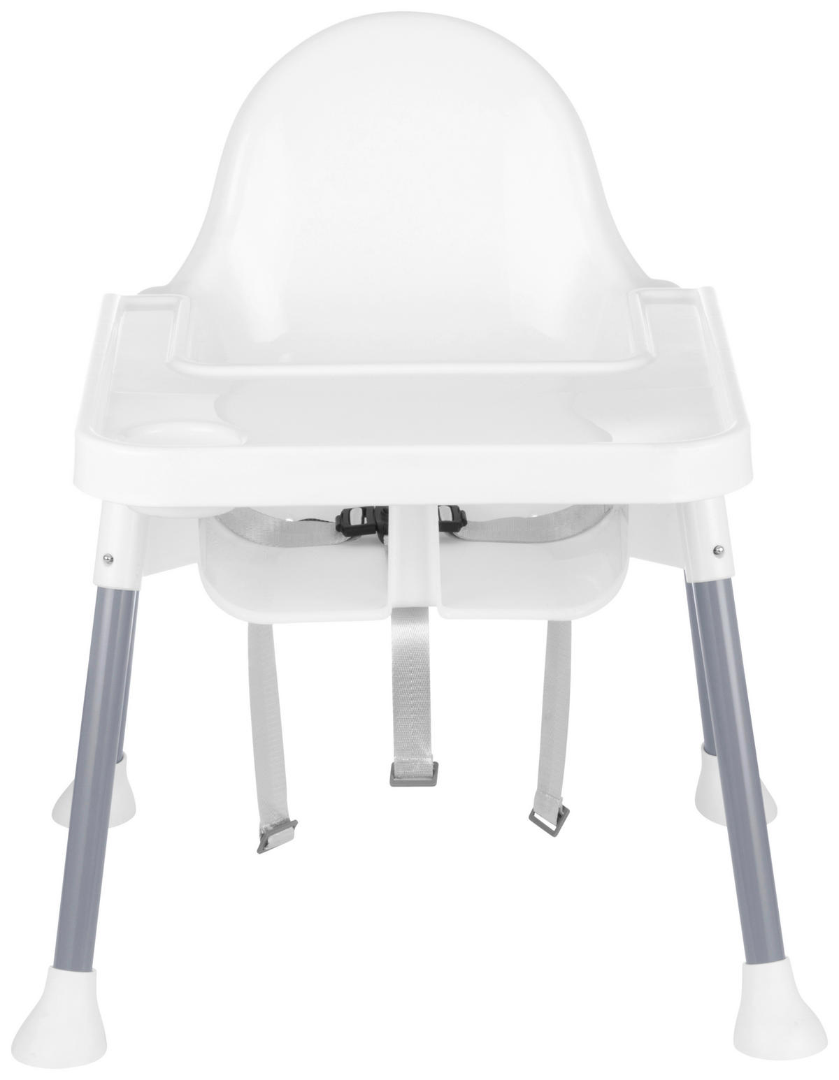 HOCHSTUHL  - Weiß/Grau, Basics, Kunststoff/Metall (64/56/87,5cm) - My Baby Lou