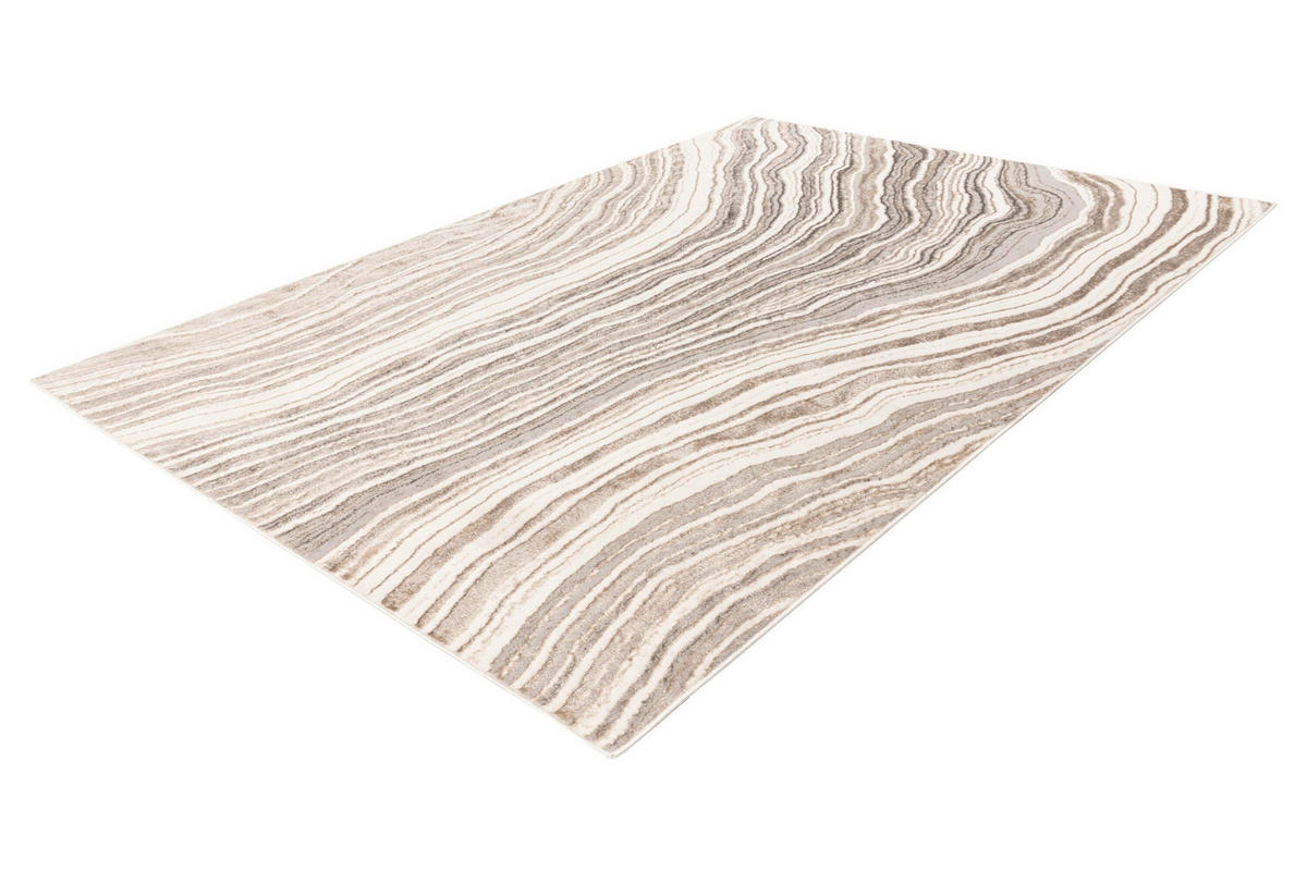 FLACHWEBETEPPICH 200/290 cm Silberfarben, Beige rechteckig  - Beige/Silberfarben, Basics, Textil (200/290cm) - Kayoom