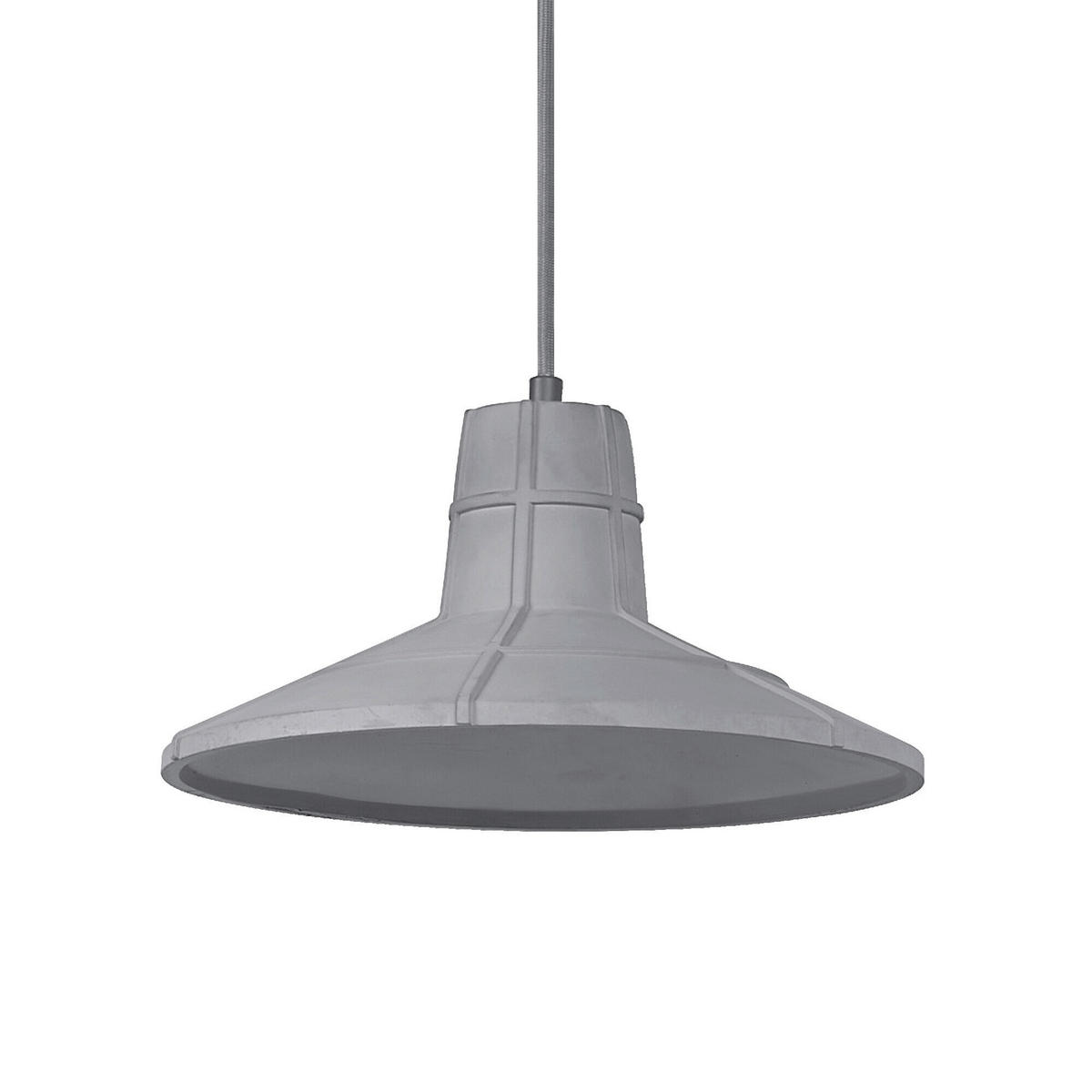 HÄNGELEUCHTE 32.5/121.5 cm  - Dunkelgrau, Basics, Stein/Metall (32.5/121.5cm) - Osram