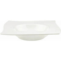 TANIER NA CESTOVINY Swing   24,3/24,3 cm  - biela, Design, keramika (24,3/24,3cm) - Novel