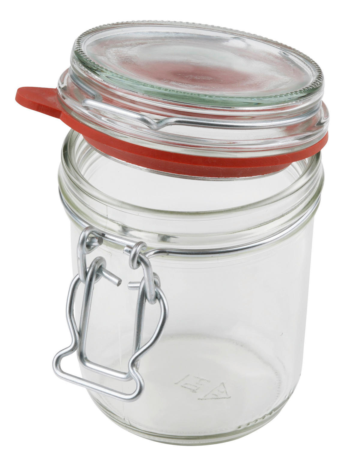 BEFŐTTESÜVEG 370 ml   - áttetsző, Basics, üveg/fém (370ml) - Dr.Oetker