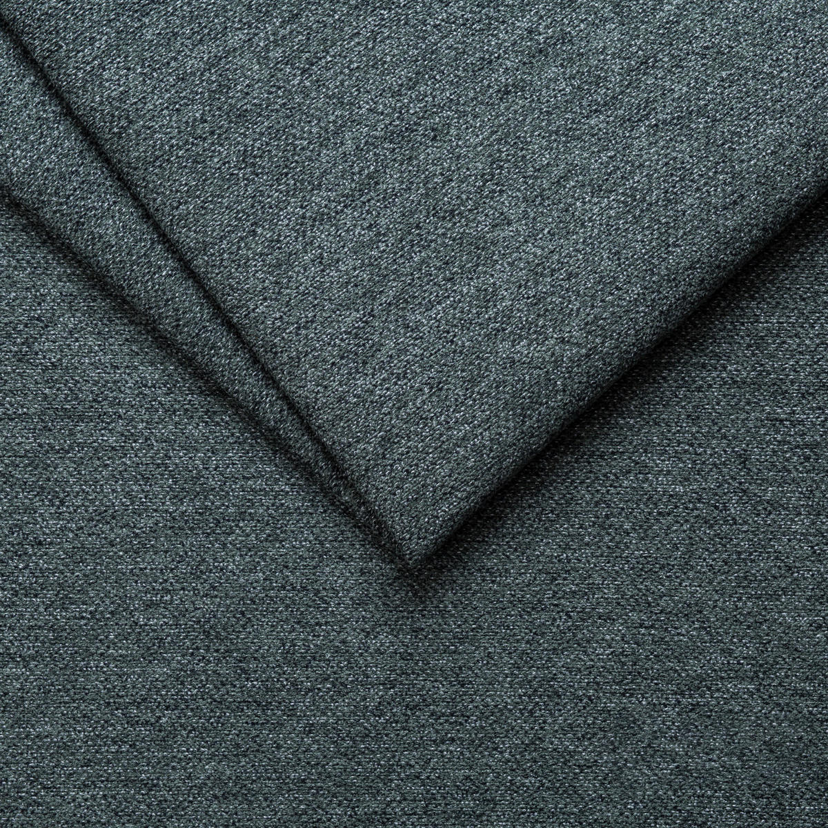 ECKSOFA in Flachgewebe Grün  - Grün, Design, Textil/Metall (188/260cm) - Hom`in