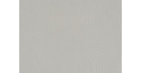 RÉCAMIERE in Echtleder Hellgrau - Chromfarben/Hellgrau, Design, Leder/Metall (209/85-109/95-16cm) - Dieter Knoll