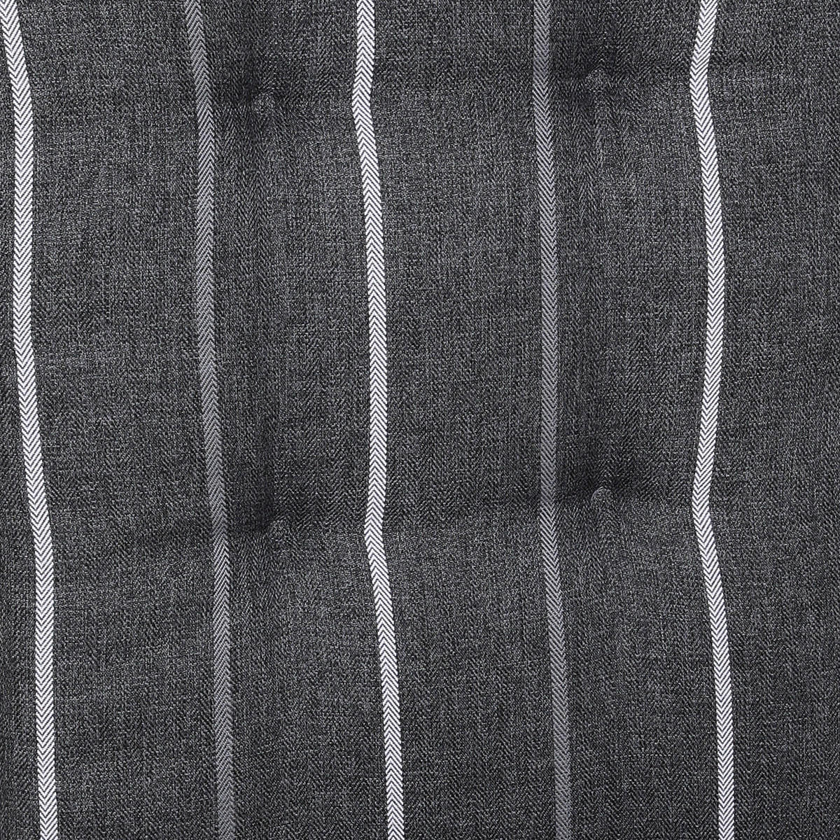 SESSELAUFLAGENSET in Anthrazit, Grau Streifen  - Anthrazit/Grau, Basics, Textil (50/7/120cm)