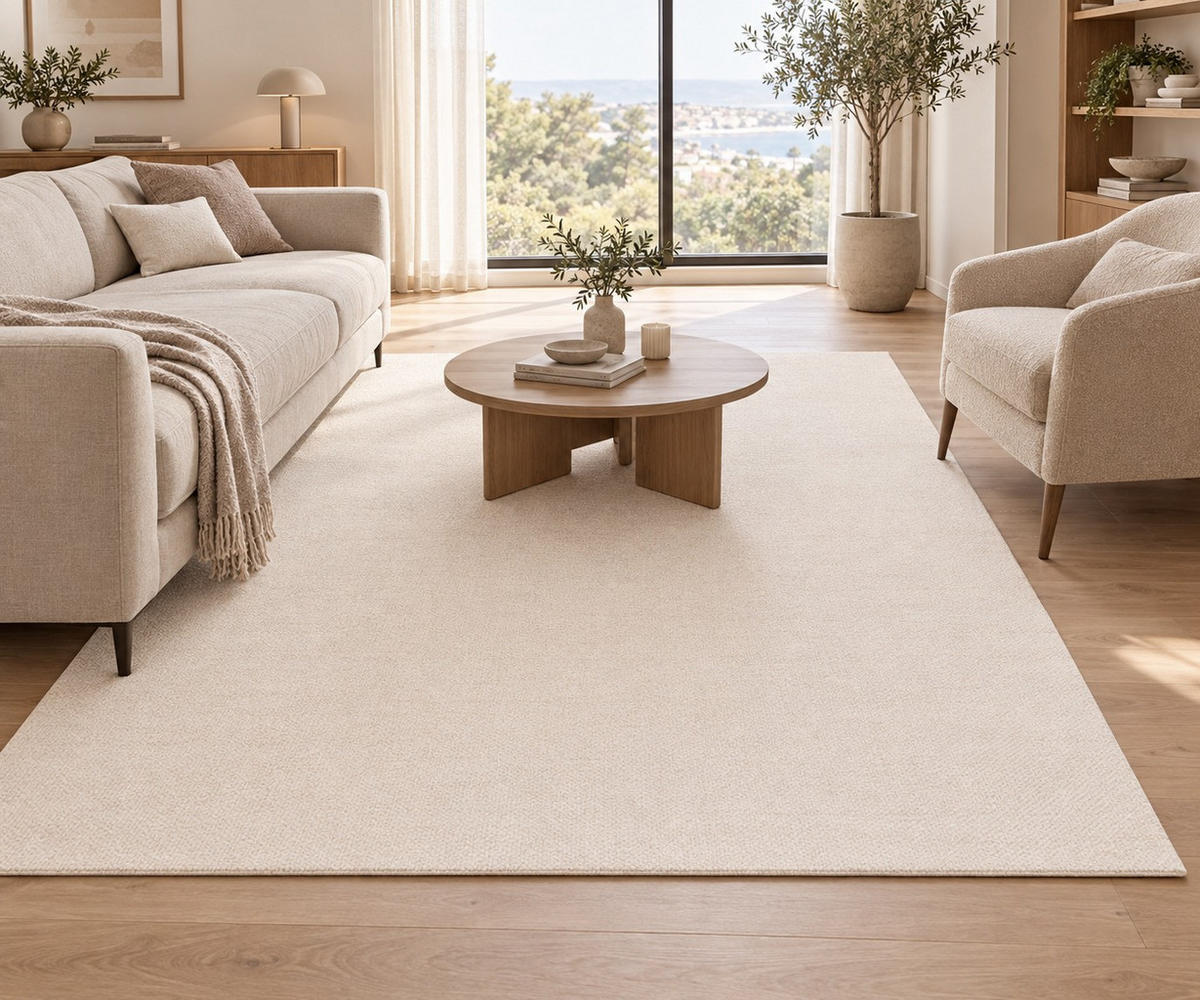 TKANI TEPIH  slonovača     - slonovača, Osnovno, tekstil/plastika (80/150cm) - Pierre Cardin