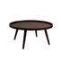 COUCHTISCH Walnuss rund Walnussfarben - Walnussfarben, LIFESTYLE, Holz (78/35cm)