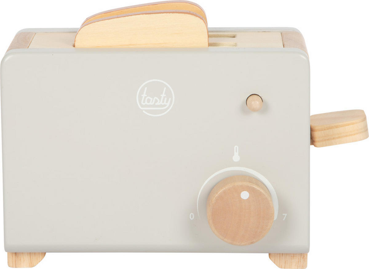 KINDERKÜCHENZUBEHÖR Tasty  - Hellgrau, Basics, Holz (20/12/7.5cm) - small foot