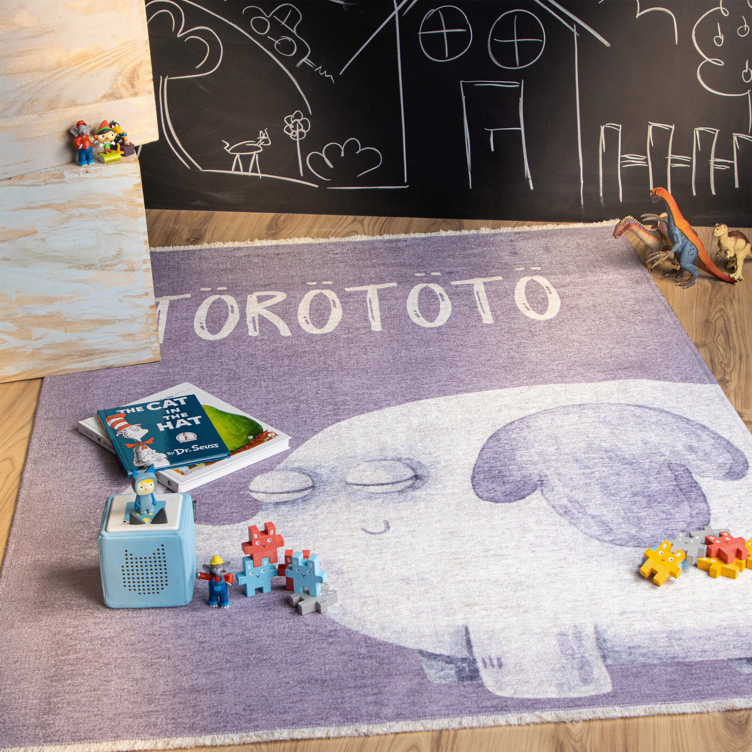 COVOR PENTRU COPII MY GRETA - lila/alb, Trend, textil (115/170cm) - Ben'n'jen