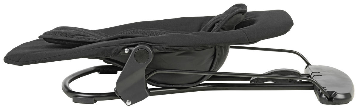 DETSKÉ HOJDACIE KRESIELKO - čierna, Basics, kov/textil (66/45/48-58cm) - My Baby Lou