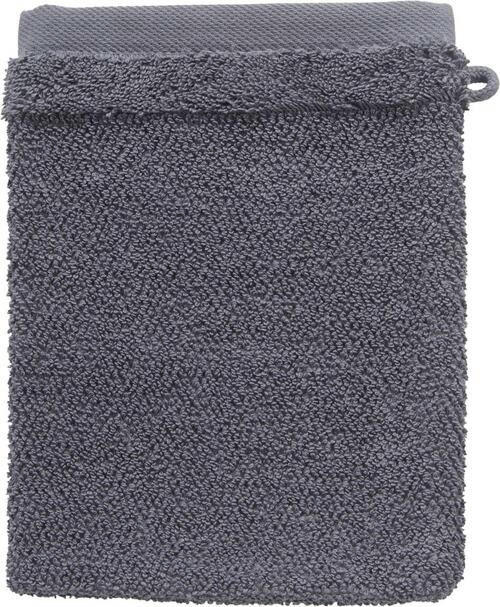 WASCHLAPPEN BONITA Anthrazit 4-teilig  - Anthrazit, Natur, Textil (16/21cm) - Bio:Vio