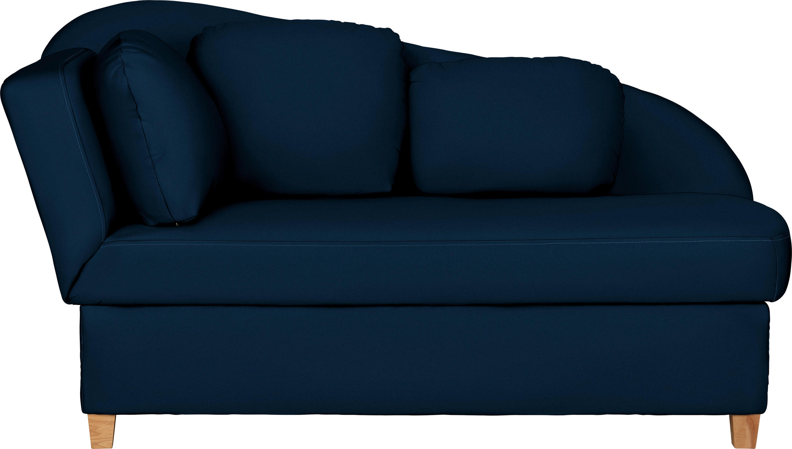 LIEGE Chenille, Flachgewebe Dunkelblau  - Dunkelblau, Lifestyle, Holz/Textil (85/97/180cm) - Novel