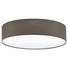DECKENLEUCHTE - Taupe/Weiß, Design, Textil/Metall (57/15cm) DECKENLEUCHTE - Taupe/Weiß, Design, Textil/Metall (57/15cm)