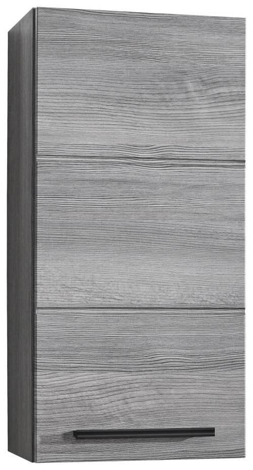 ZÁVĚSNÁ SKŘÍŇKA, barvy stříbra, barvy stříbra, 34/70/23 cm - barvy stříbra/černá, Moderní, kompozitní dřevo/plast (34/70/23cm) - MID.YOU