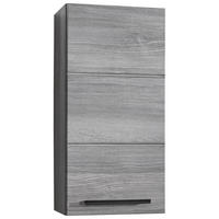 ZÁVĚSNÁ SKŘÍŇKA, barvy stříbra, barvy stříbra, 34/70/23 cm - barvy stříbra/černá, Moderní, kompozitní dřevo/plast (34/70/23cm) - MID.YOU