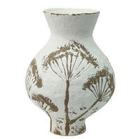 VÁZA, keramika, 28 cm - vícebarevná, Natur, keramika (20/28cm) - Ambia Home