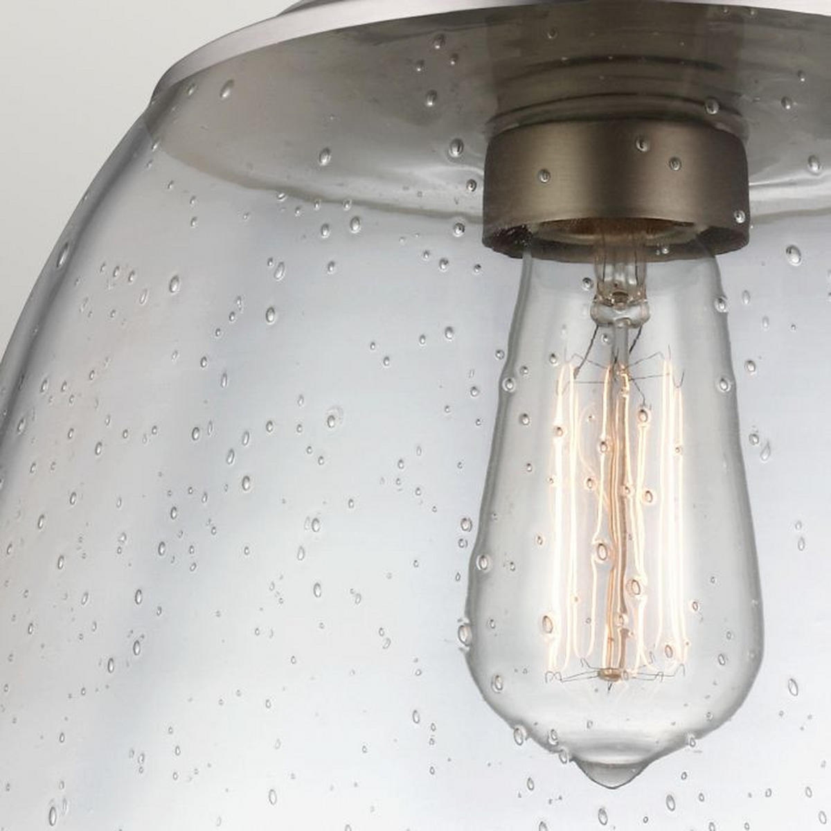 HÄNGLAMPA Hobson 35.5/76.6 cm  - nickelfärgad, Basics, metall (35.5/76.6cm) - Elstead Lighting