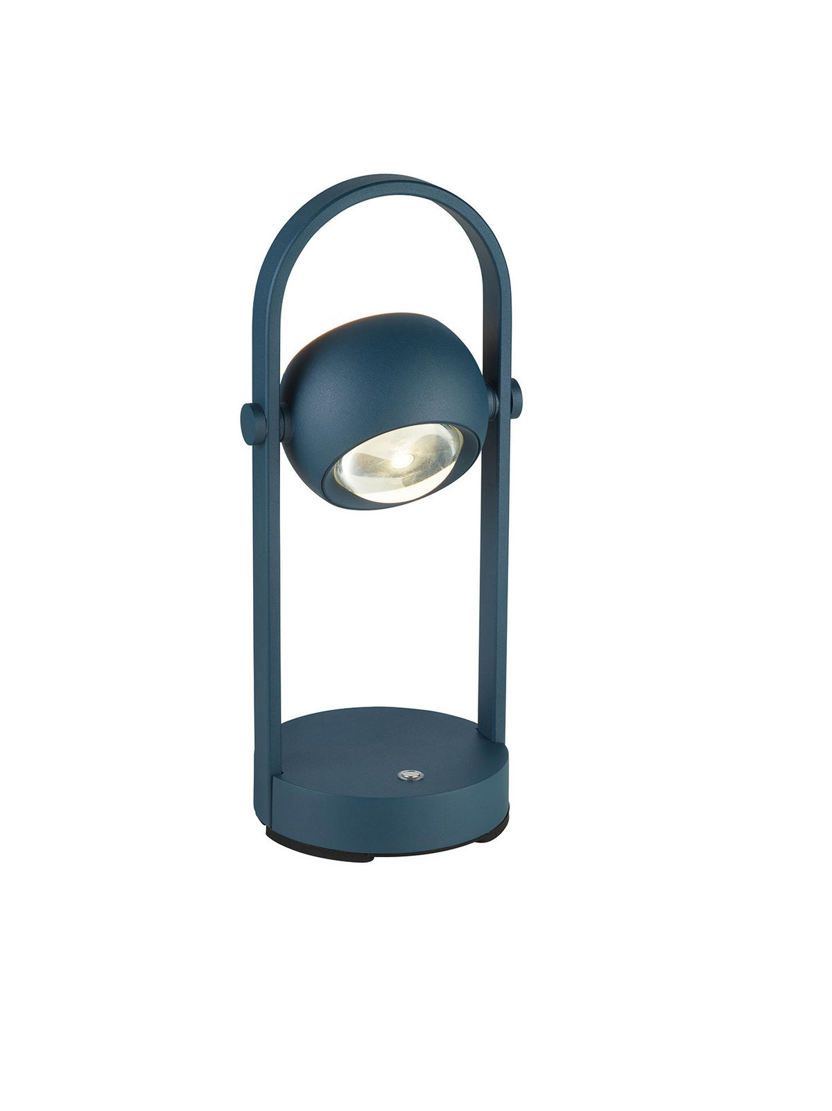 LED-TISCHLEUCHTE Cannon 12/30,5 cm   - Blau, KONVENTIONELL, Metall (12/30,5cm) - Musterring