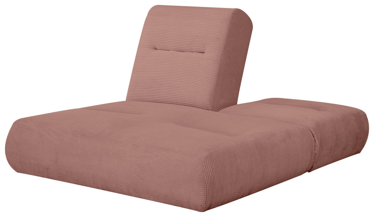 SCHLAFSOFA Cord Altrosa  - Altrosa, Design, Textil (159/88/160cm) - Livetastic