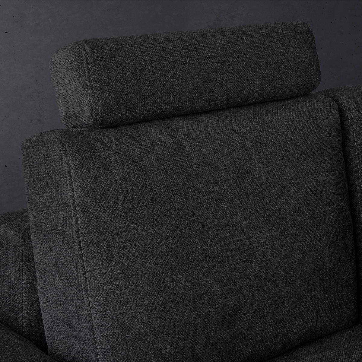 ROHOVÁ SEDAČKA, textil, černá, petrolej - petrolej/černá, Design, textil/plast (276/212cm) - Carryhome