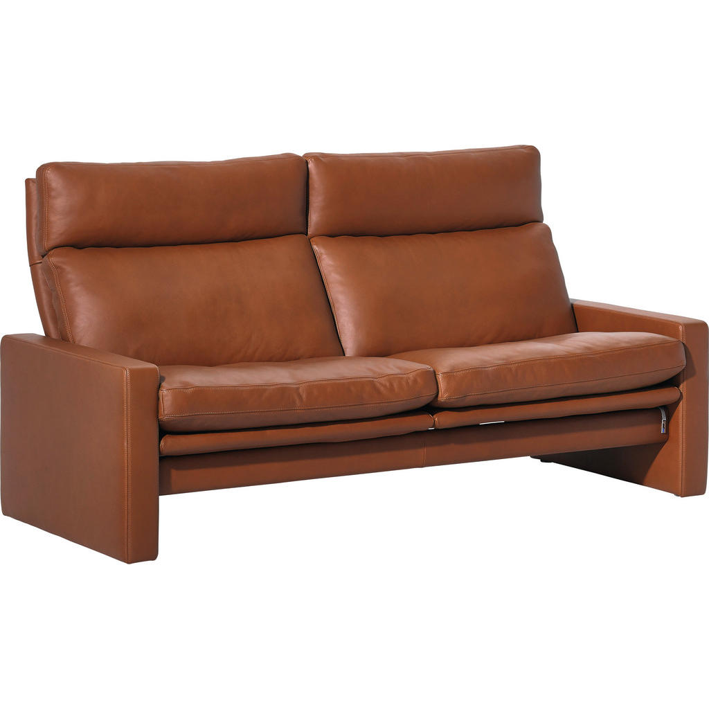 Thumbnail - Erpo 2-Sitzer-Sofa Manhattan, Braun, Leder, Echtleder, Anilinleder, 177x97x95 cm, Typenauswahl, Lederauswahl, Stoffauswa...